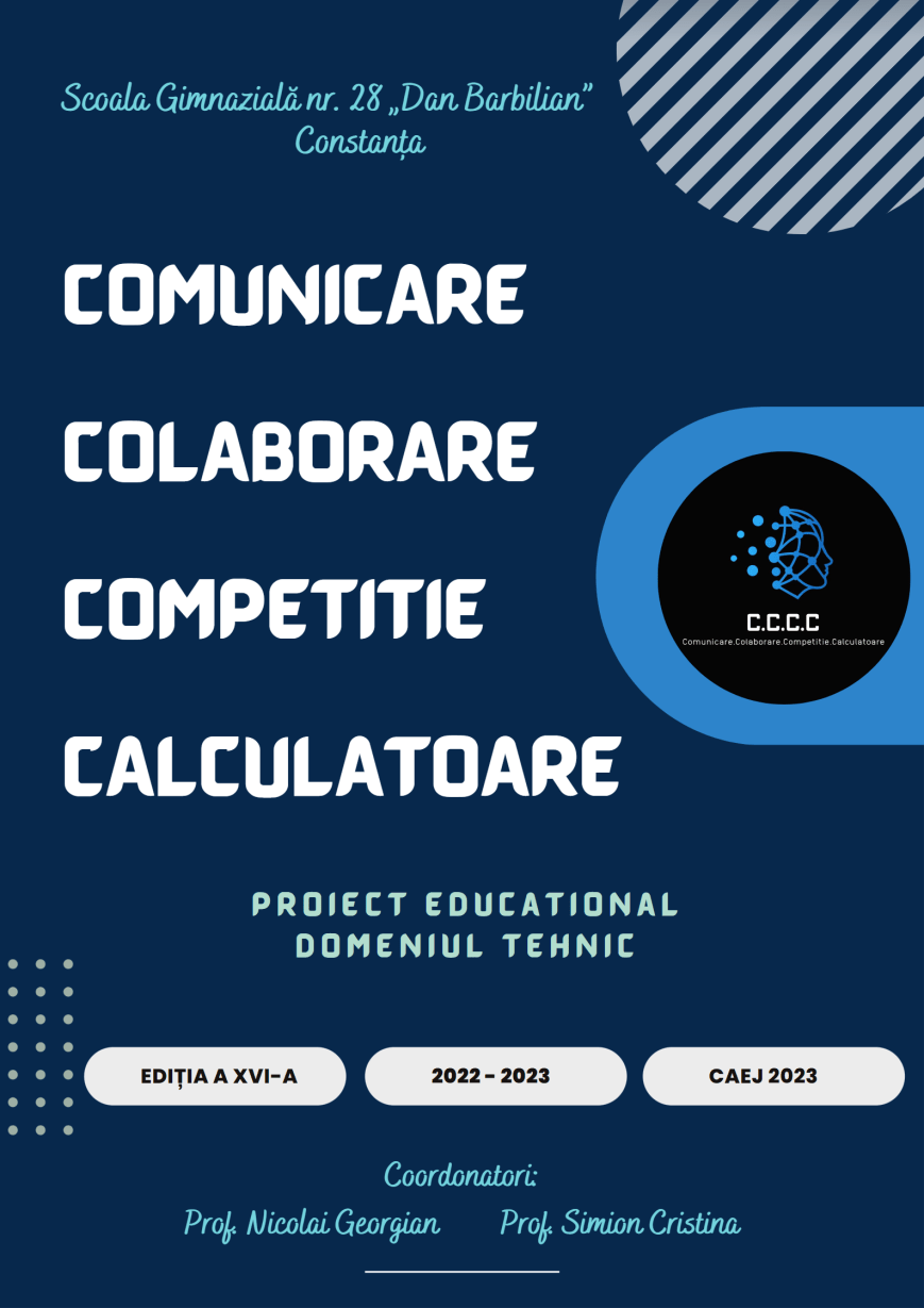 Proiect județean „Comunicare. Colaborare. Competiție. Calculatoare”